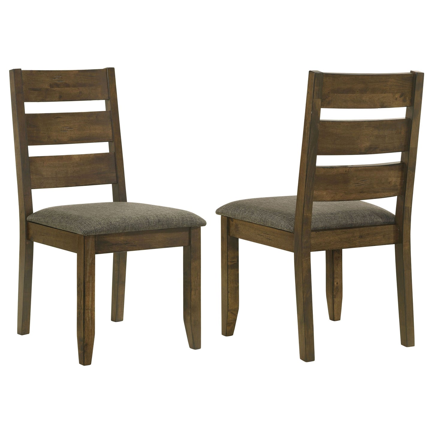 Knotty Nutmeg and Grey Ladderback Dining Chair (Set of 2) image 2
