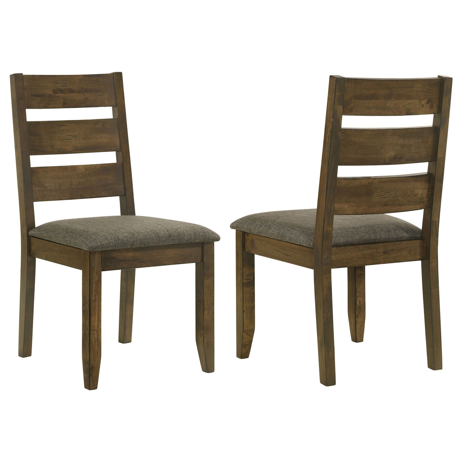 Knotty Nutmeg and Grey Ladderback Dining Chair (Set of 2) image 2