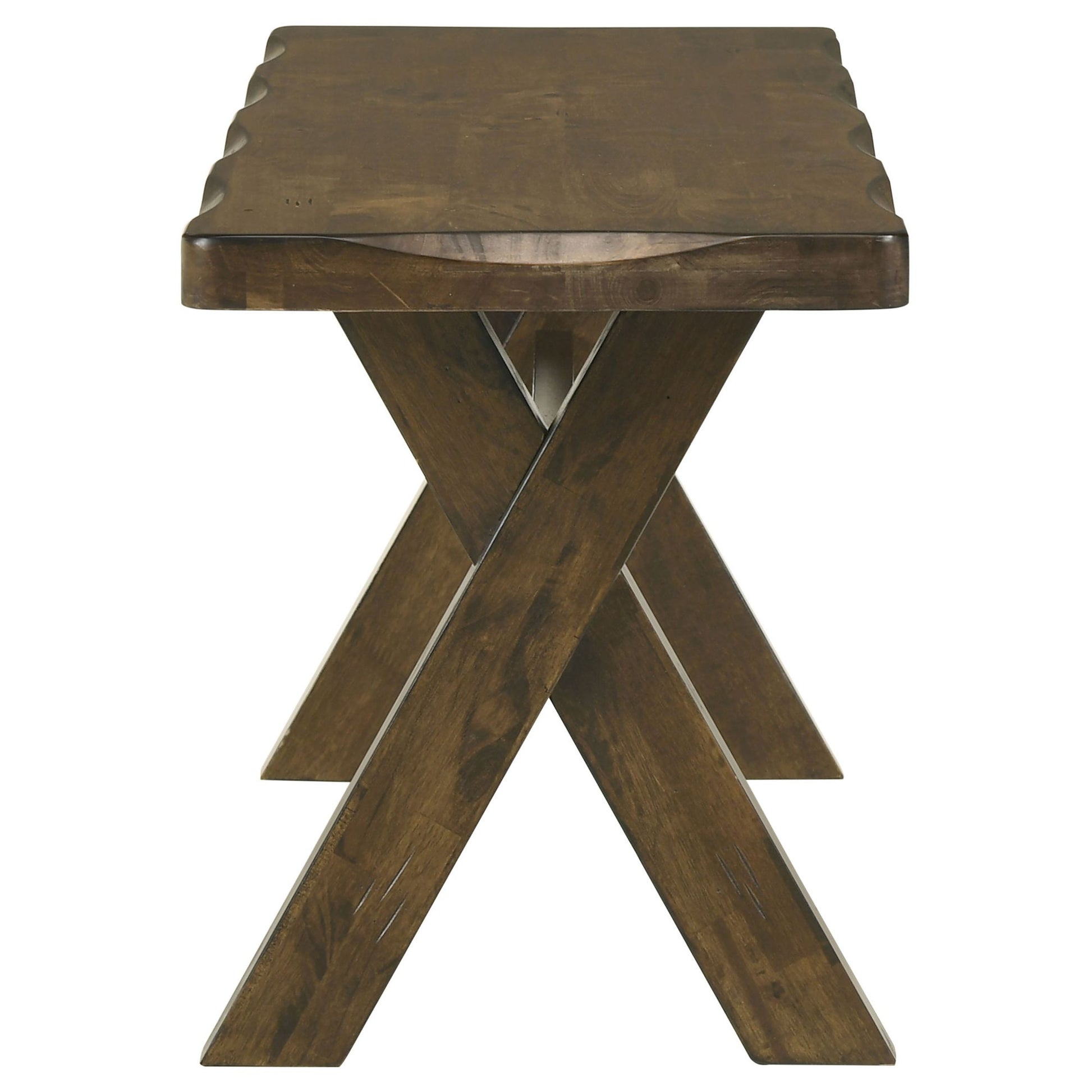 Knotty Nutmeg Dining Bench image 4