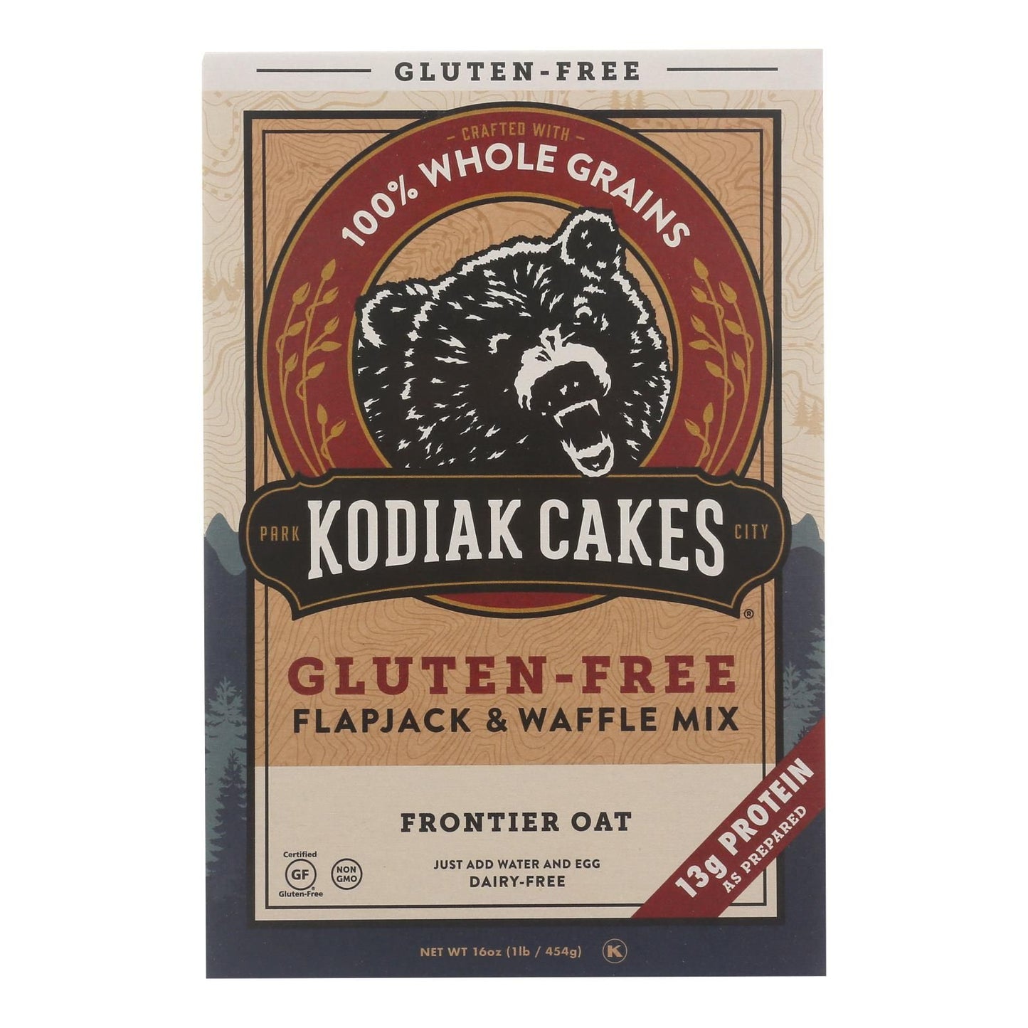 Kodiak Cakes - Flpjck Waff Gluten Free Oat Frntr - Case Of 6 - 16 Oz image 1