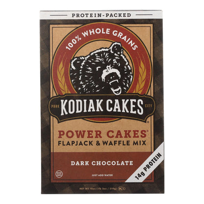 Kodiak Cakes Power Cakes Dark Chocolate Flapjack And Waffle Mix - Case Of 6 - 18 Oz image 1