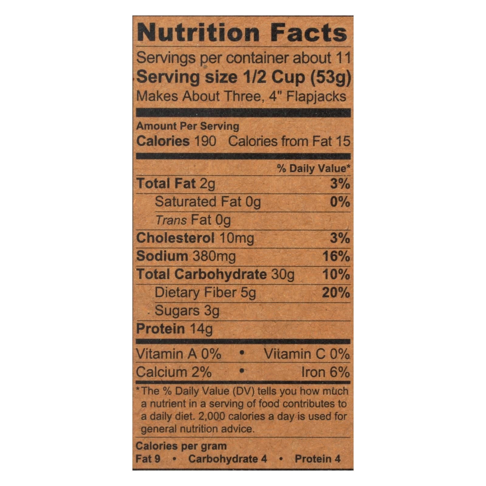 Kodiak Cakes Power Cakes Flapjack & Waffle Mix - Case Of 6 - 20 Oz image 3