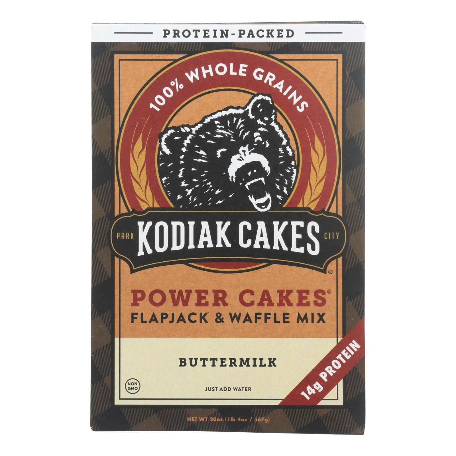 Kodiak Cakes Power Cakes Flapjack & Waffle Mix - Case Of 6 - 20 Oz image 1