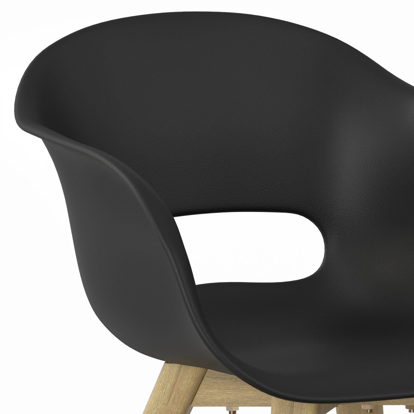 Kona - Outdoor Dining Chair in Plastic (Set of 2) - Black image 7
