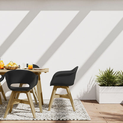 Kona - Outdoor Dining Chair in Plastic (Set of 2) - Black image 10