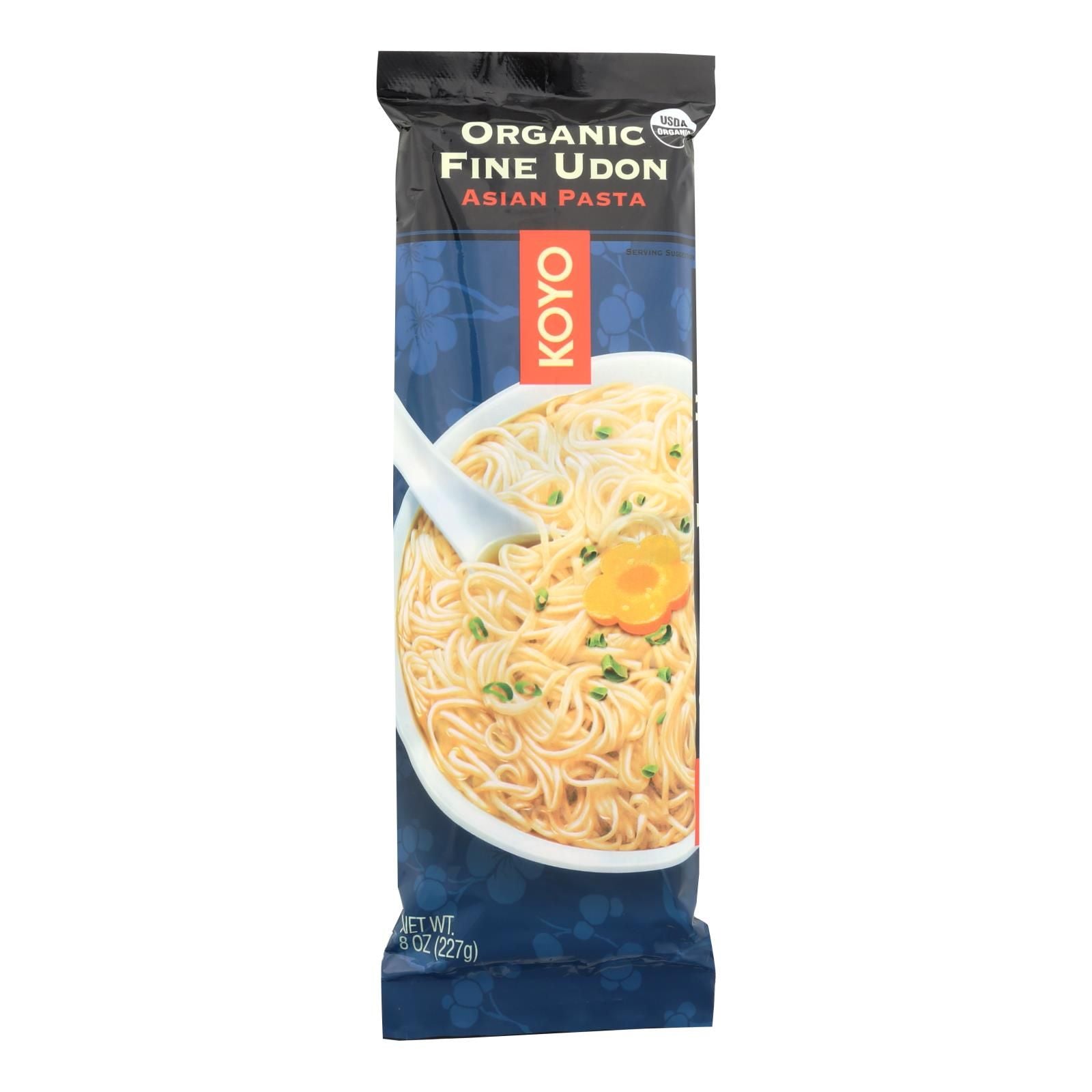 Koyo Organic Fine Udon Noodles - Case Of 12 - 8 Oz image 1