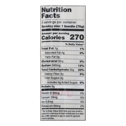 Koyo Organic Round Udon Noodles - Case Of 12 - 8 Oz image 2