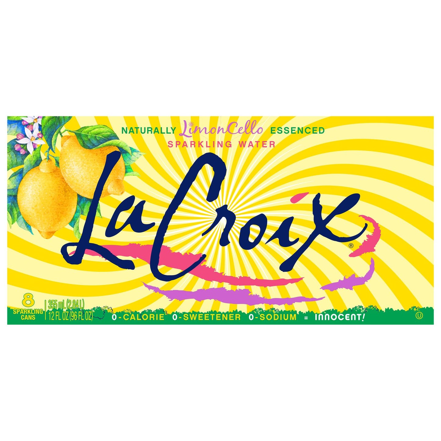 Lacroix - Sparkling Water Limoncello - Case Of 3-8/12 Fz image 1