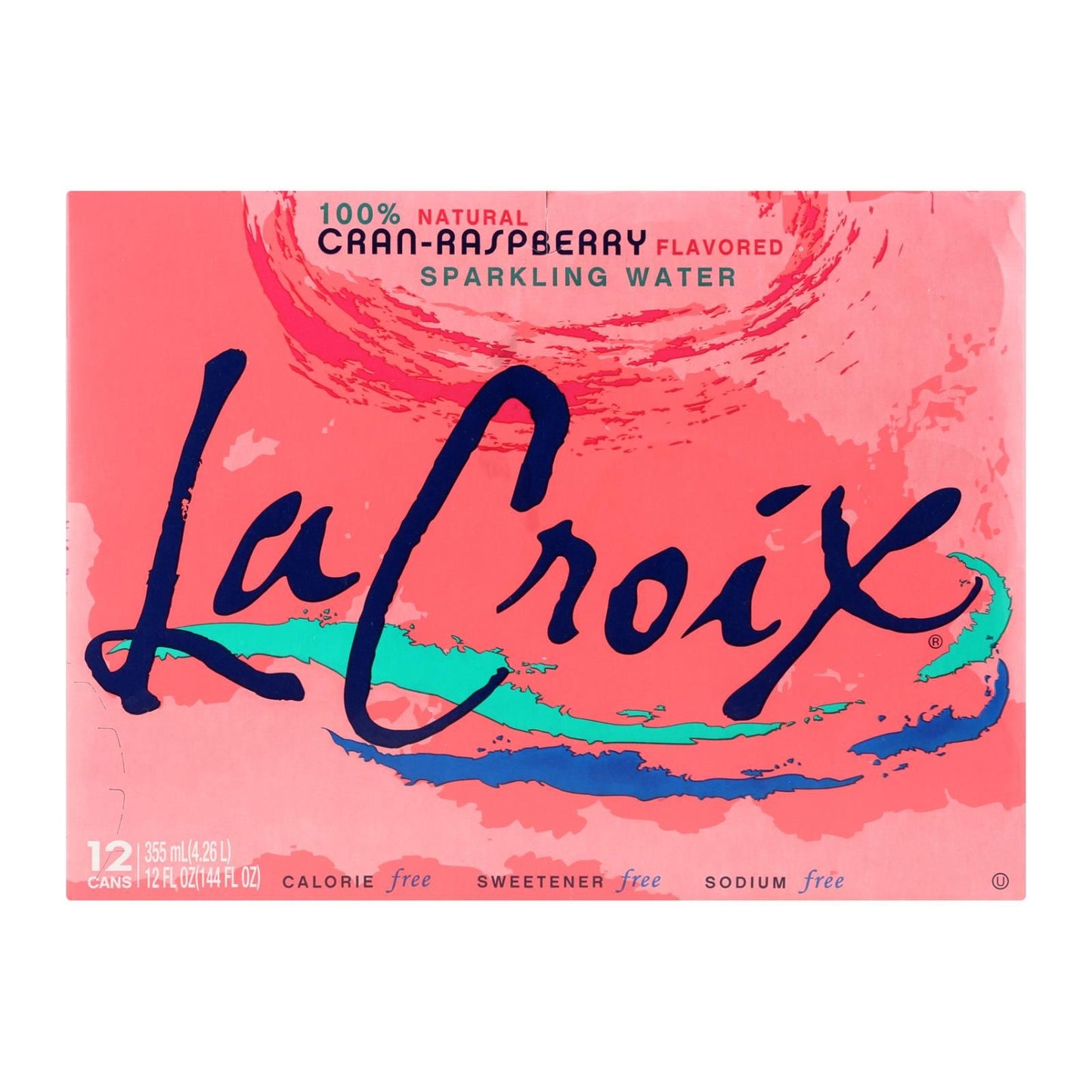 Lacroix Natural Sparkling Water - Cran-raspberry - Case Of 2 - 12 Fl Oz. image 1