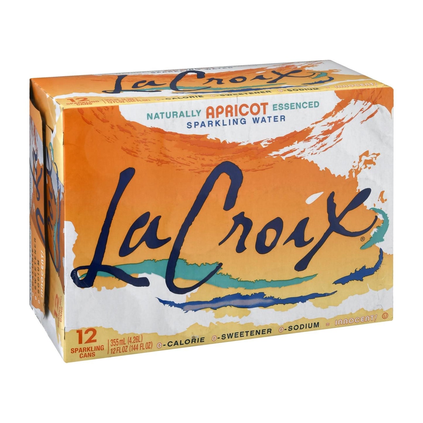 Lacroix Sparkling Water - Apricot - Case Of 2 - 12 Fl Oz. image 1