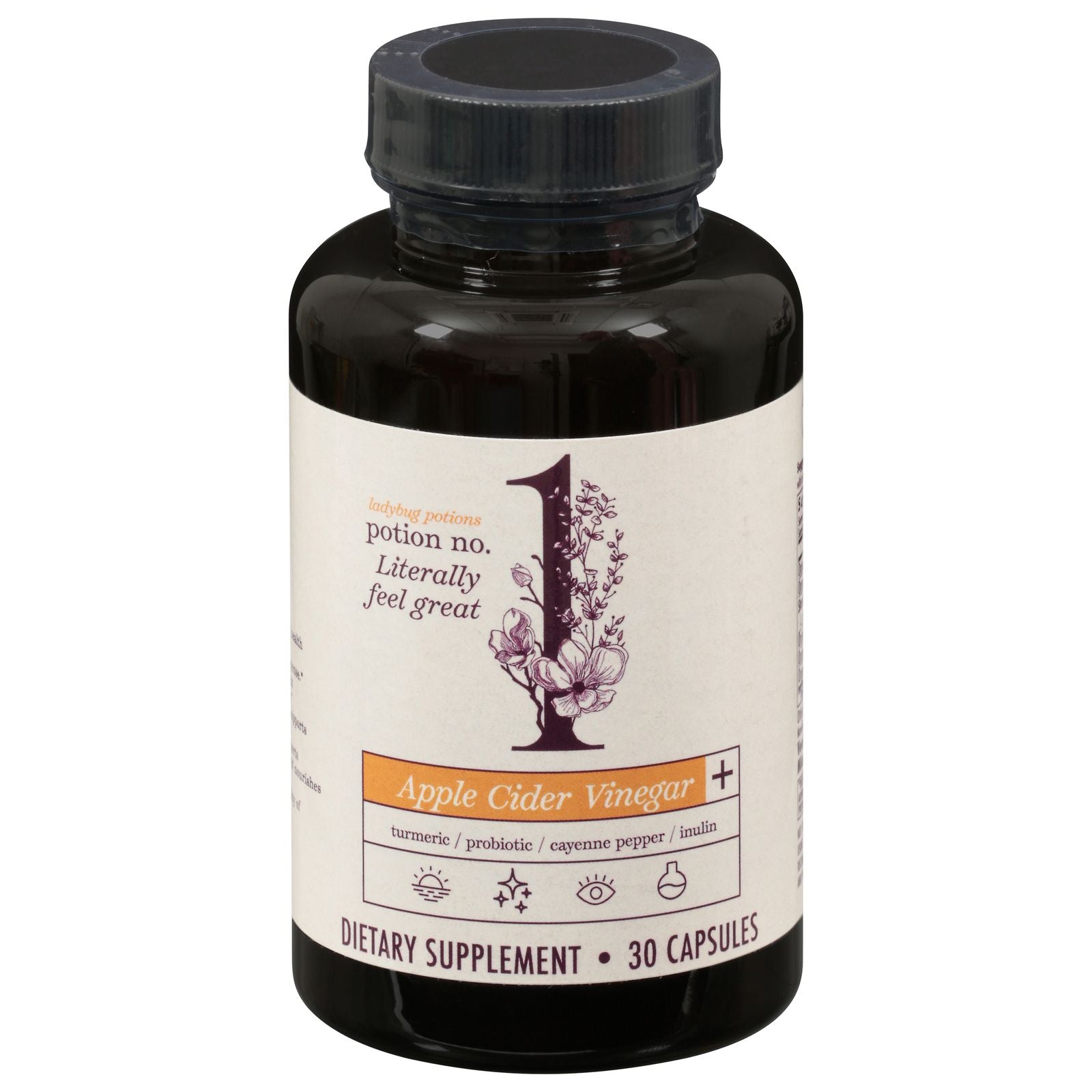 Ladybug Potions - Supp Feel Great Acv Plus - 1 Each-30 Ct image 1