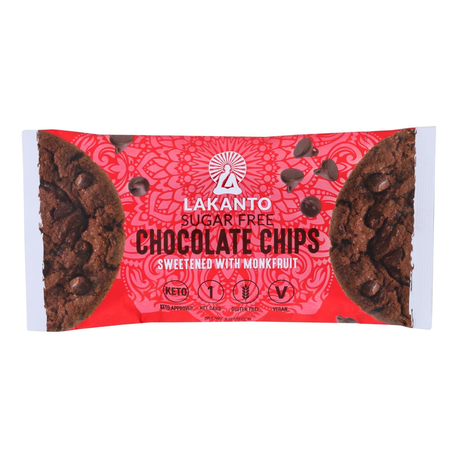 Lakanto - Chocolate Chips Original - Case Of 8-8 Oz image 1