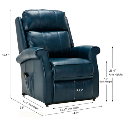 Landis Navy Blue Traditional Lift Chair image 15