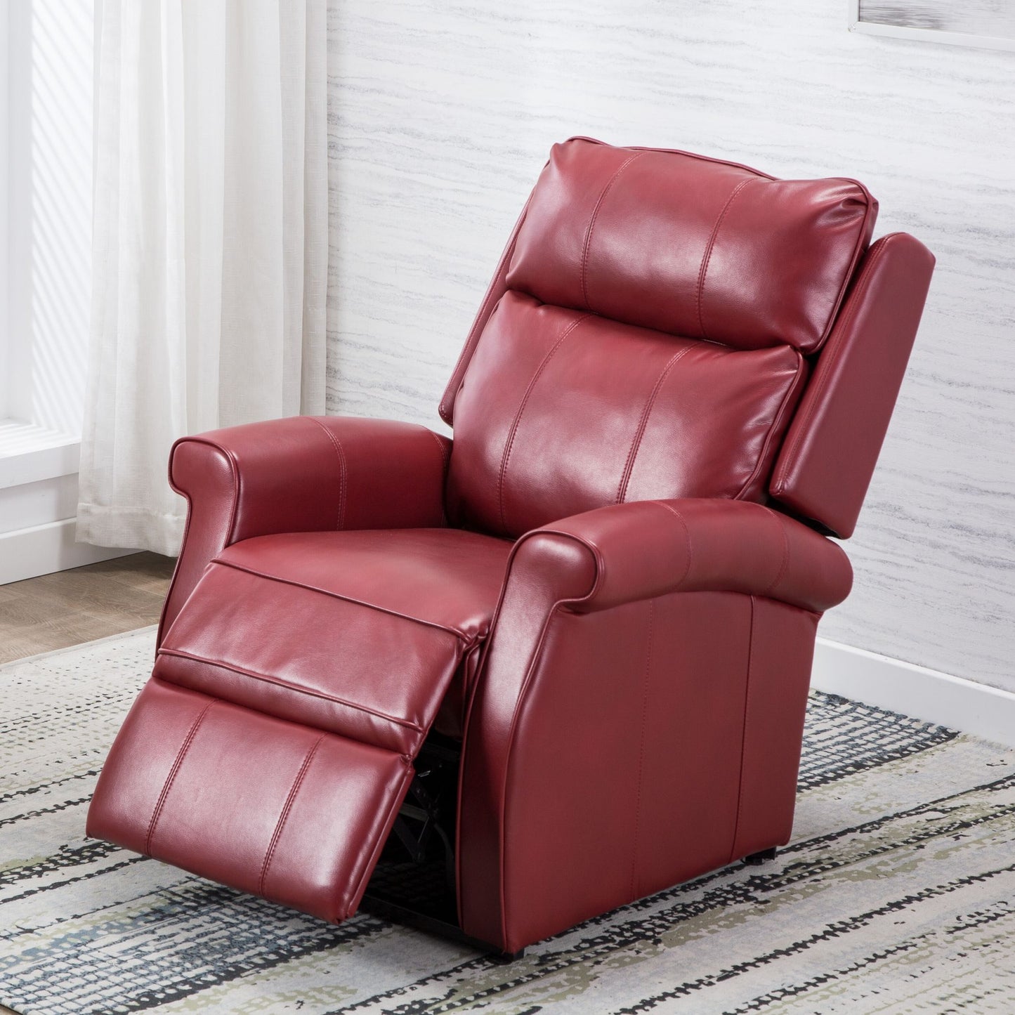 Landis Red Traditional Lift Chair image 3