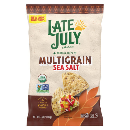 Late July Snacks - Tort Chips Multigrn Sea Salt Gluten Free - Case Of 12-7.5 Oz image 1