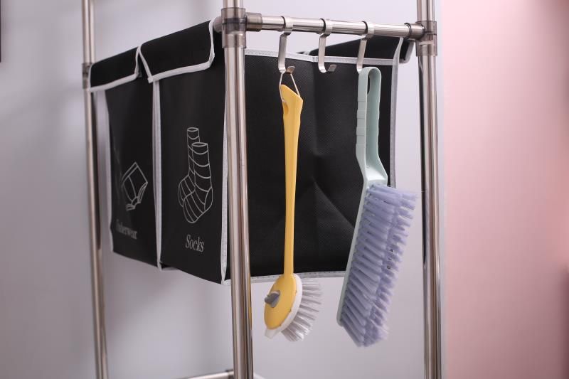 Laundry Sorter with Bags for Lights and Darks - Open View