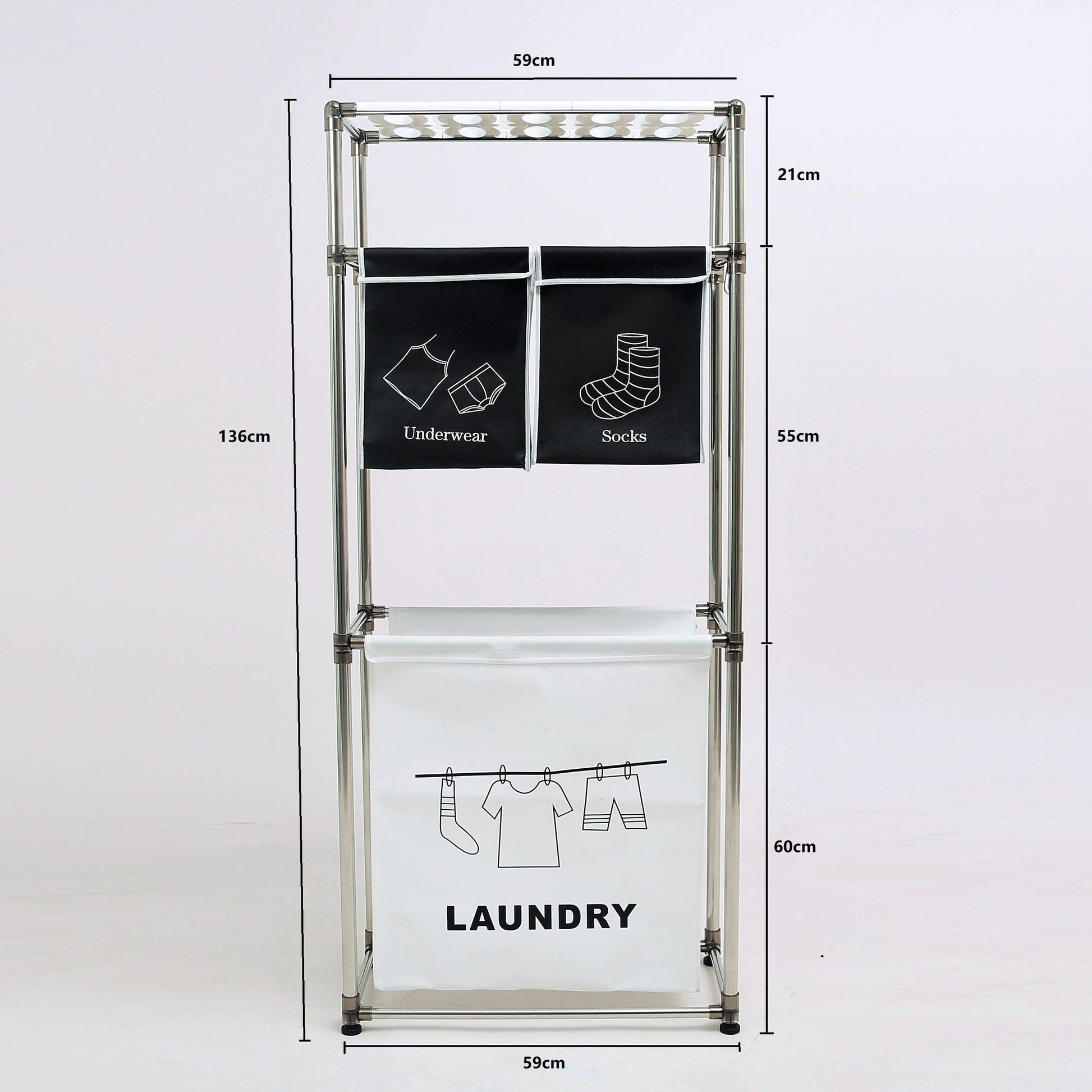 Laundry Sorter on Wheels - Mobility Feature