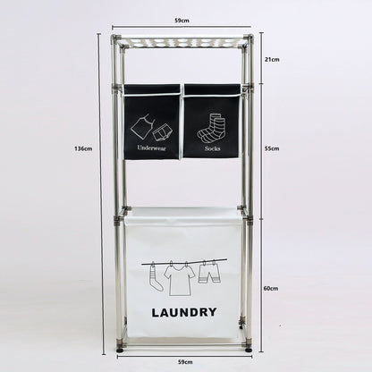 Laundry Sorter on Wheels - Mobility Feature