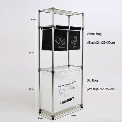Laundry Hamper Assembly - Easy Setup