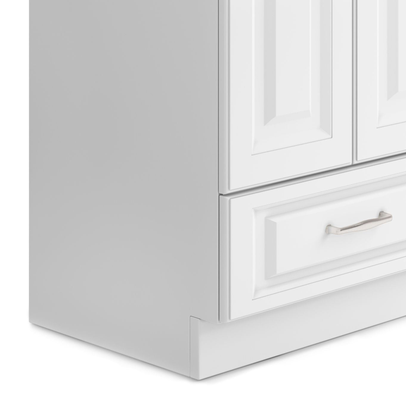 Lawrence - 24" Laundry Cabinet with Faucet and Stainless Steel Sink - White image 6