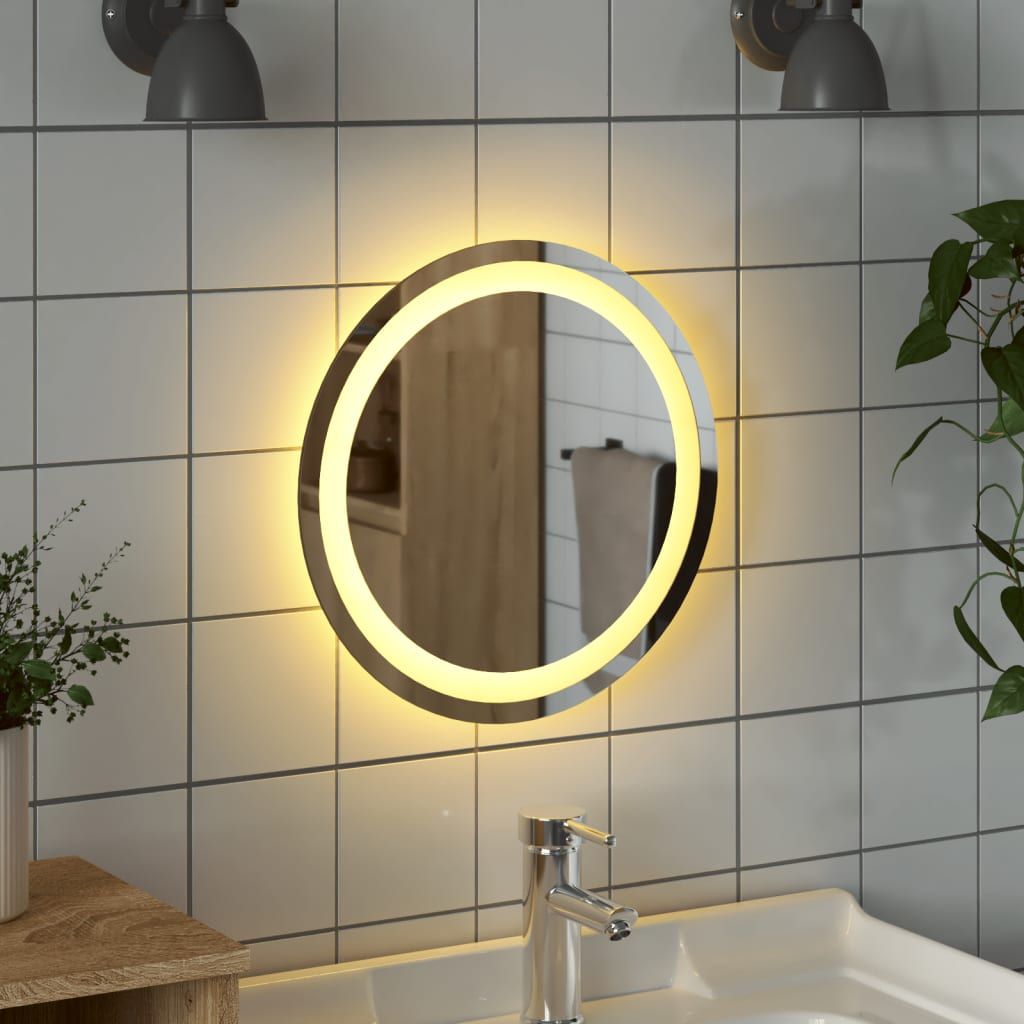 LED Bathroom Mirror 15.7" Round image 3