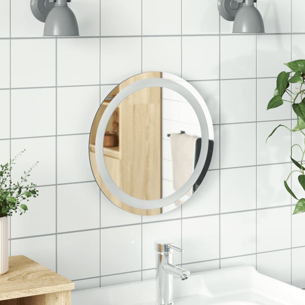LED Bathroom Mirror 15.7" Round image 1