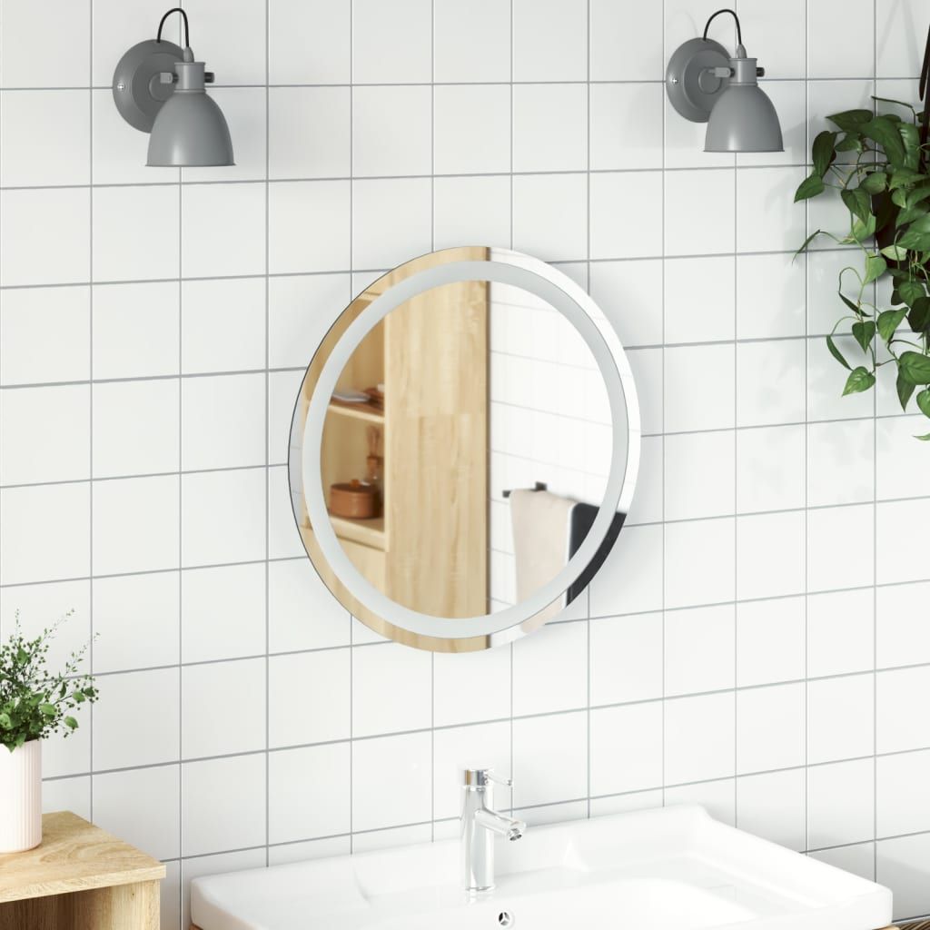 LED Bathroom Mirror 19.7" Round image 1