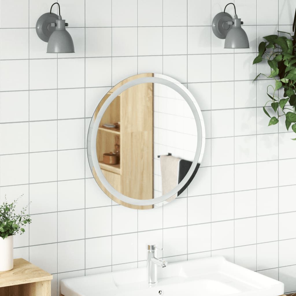 LED Bathroom Mirror 23.6" Round image 1