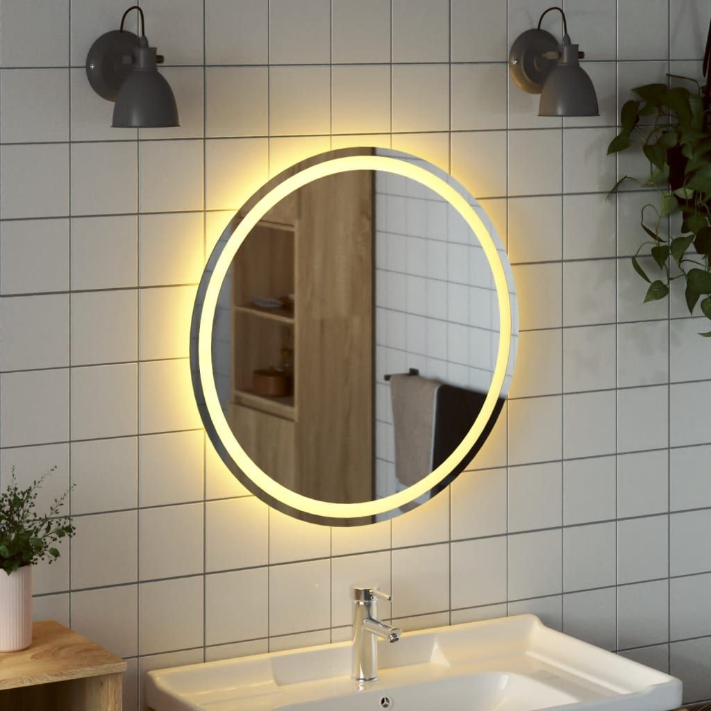 LED Bathroom Mirror 27.6" Round image 3