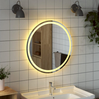 LED Bathroom Mirror 27.6" Round image 3