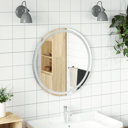 LED Bathroom Mirror 27.6" Round image 1