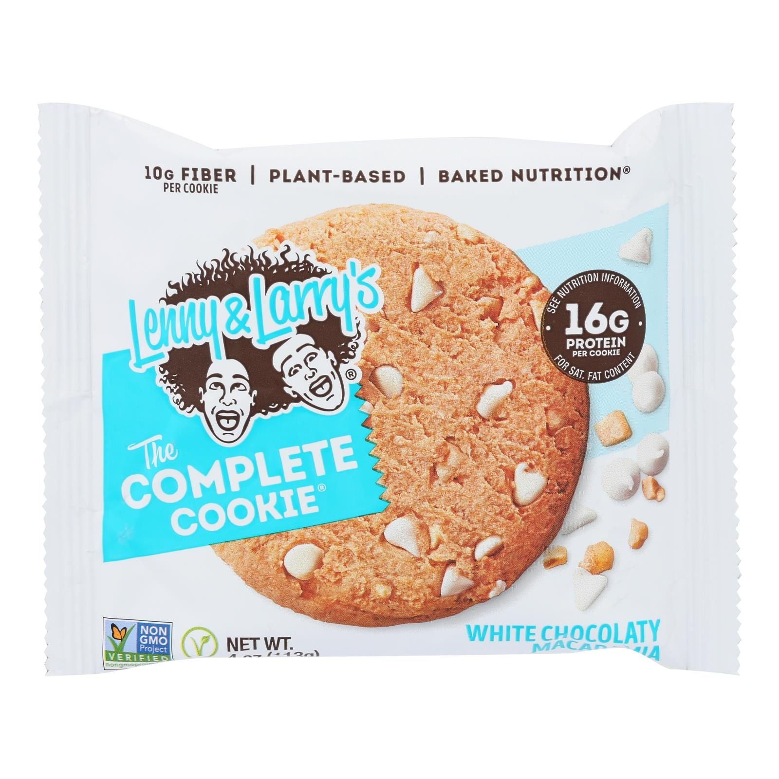 Lenny And Larry's The Complete Cookie - White Chocolate Macadamia - 4 Oz - Case Of 12 image 1