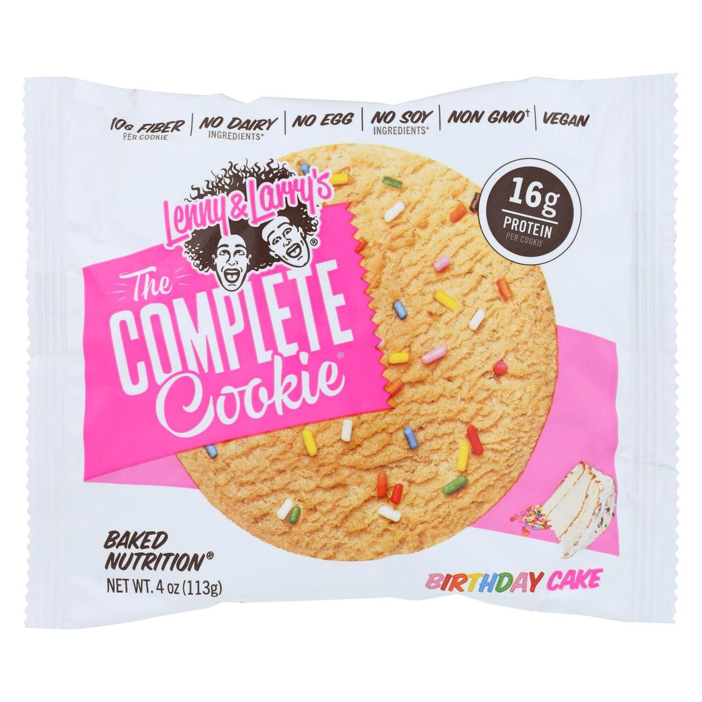 Lenny And Larry's The Complete Cookie Birthday Cake - Case Of 12 - 4 Oz image 1