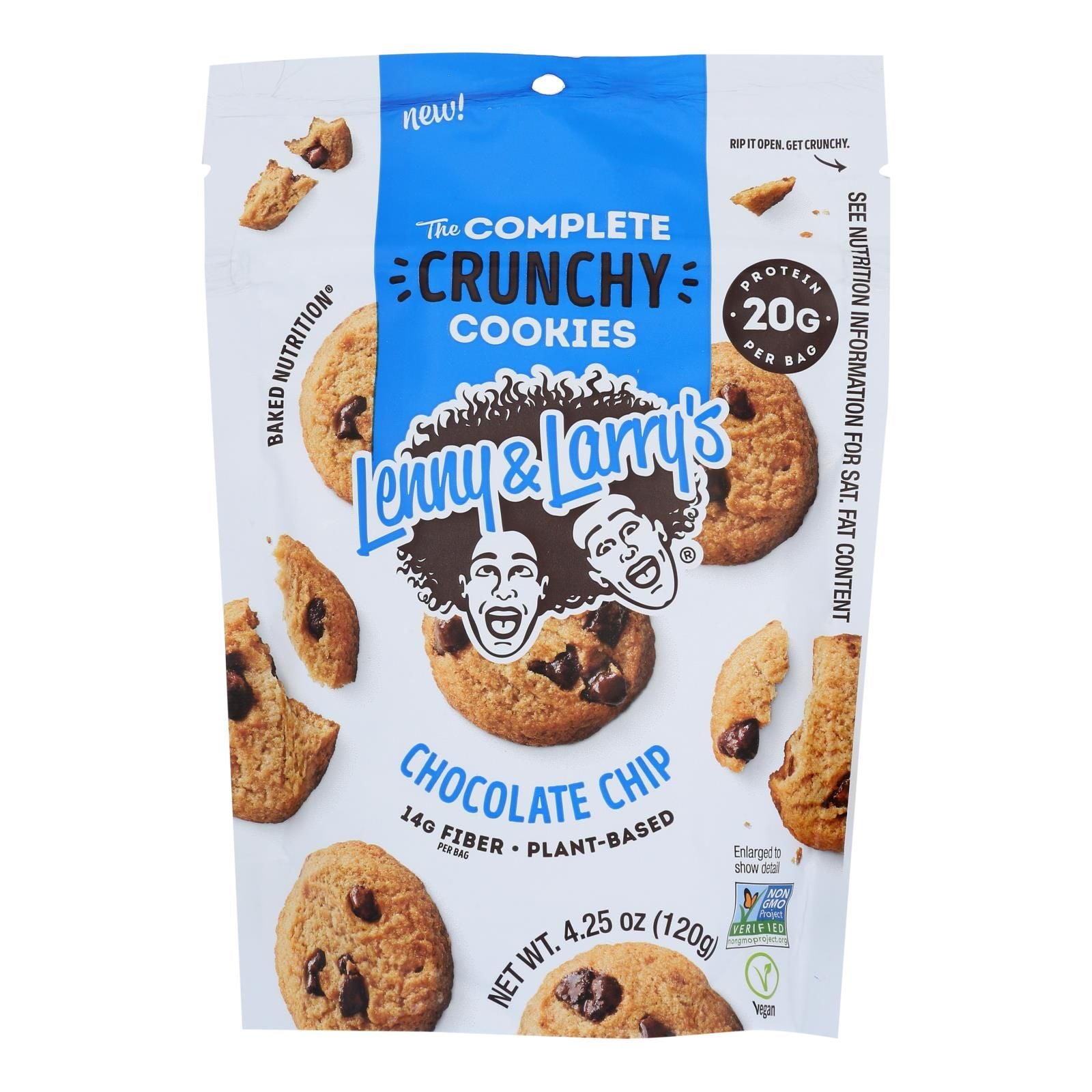 Lenny & Larry's&reg; The Complete Crunchy Cookies - Case Of 6 - 4.25 Oz image 1