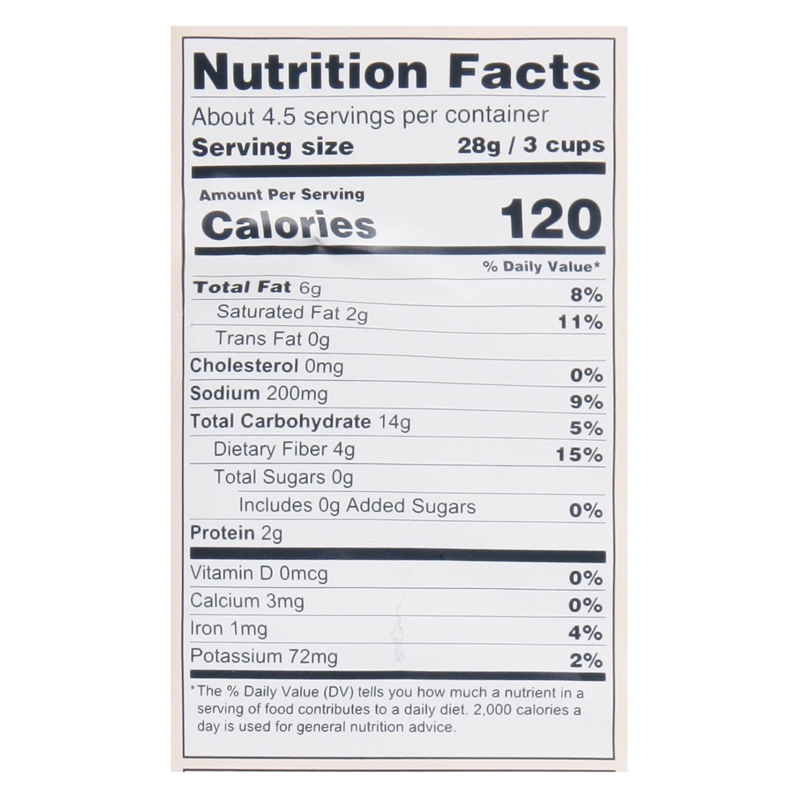 Lesser Evil - Popcorn Avocado-licious - Case Of 12-4.6 Oz image 2