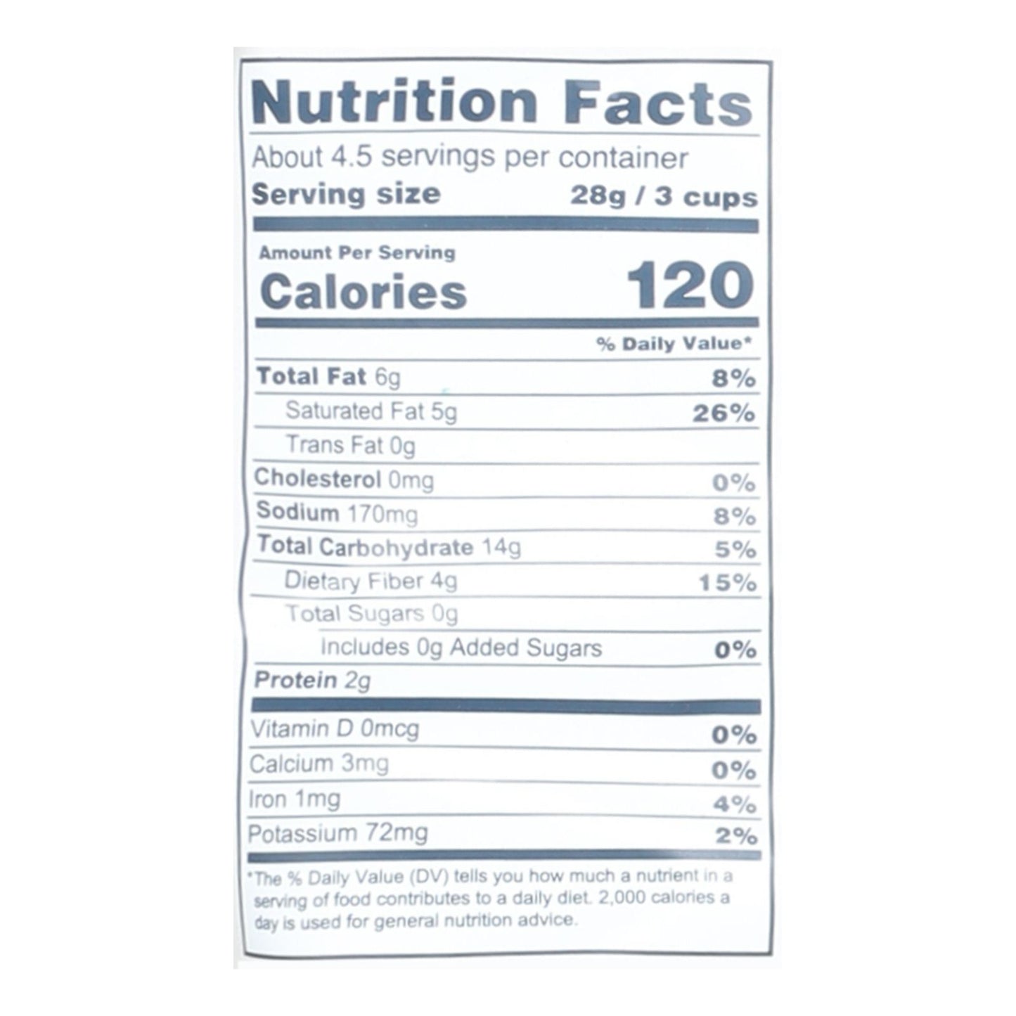Lesser Evil - Popcorn Himlyn Gold - Case Of 12-4.6 Oz image 2