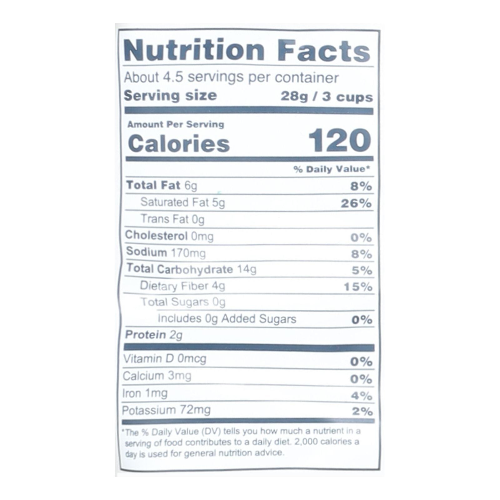 Lesser Evil - Popcorn Himlyn Gold - Case Of 12-4.6 Oz image 2