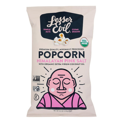 Lesser Evil - Popcorn Himlyn Pink Salt - Case Of 12-4.6 Oz image 1