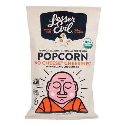 Lesser Evil - Popcorn No Chs Chsiness - Case Of 12-4.6 Oz image 1