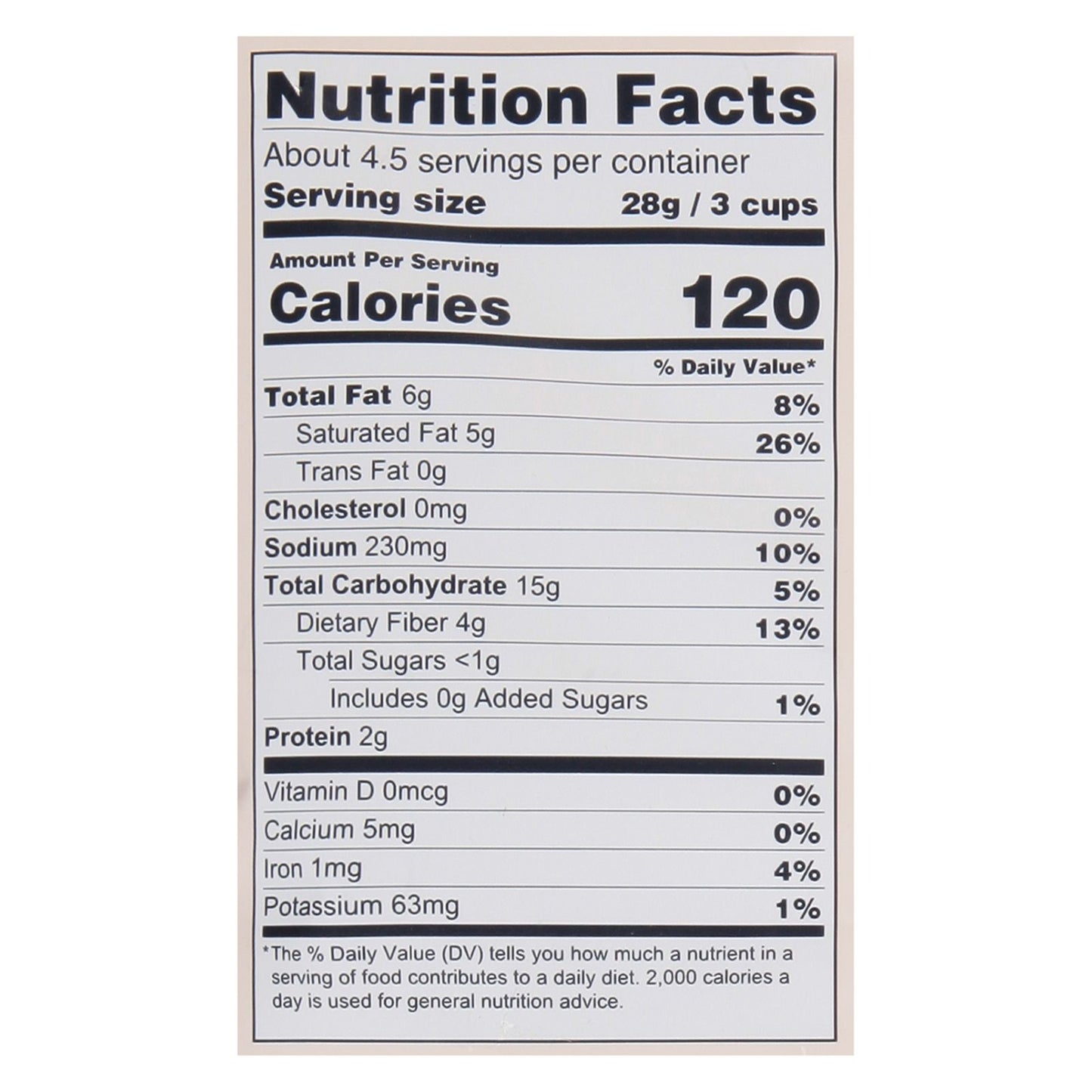 Lesser Evil - Popcorn No Chs Chsiness - Case Of 12-4.6 Oz image 2