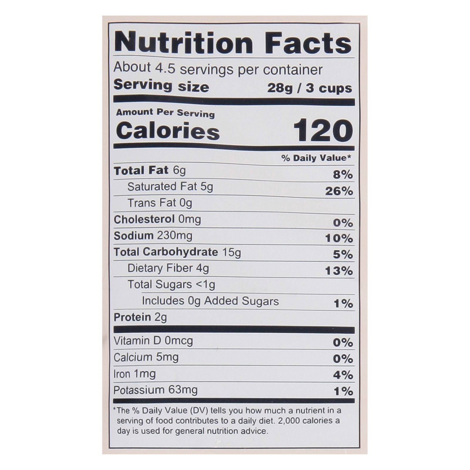 Lesser Evil - Popcorn No Chs Chsiness - Case Of 12-4.6 Oz image 2