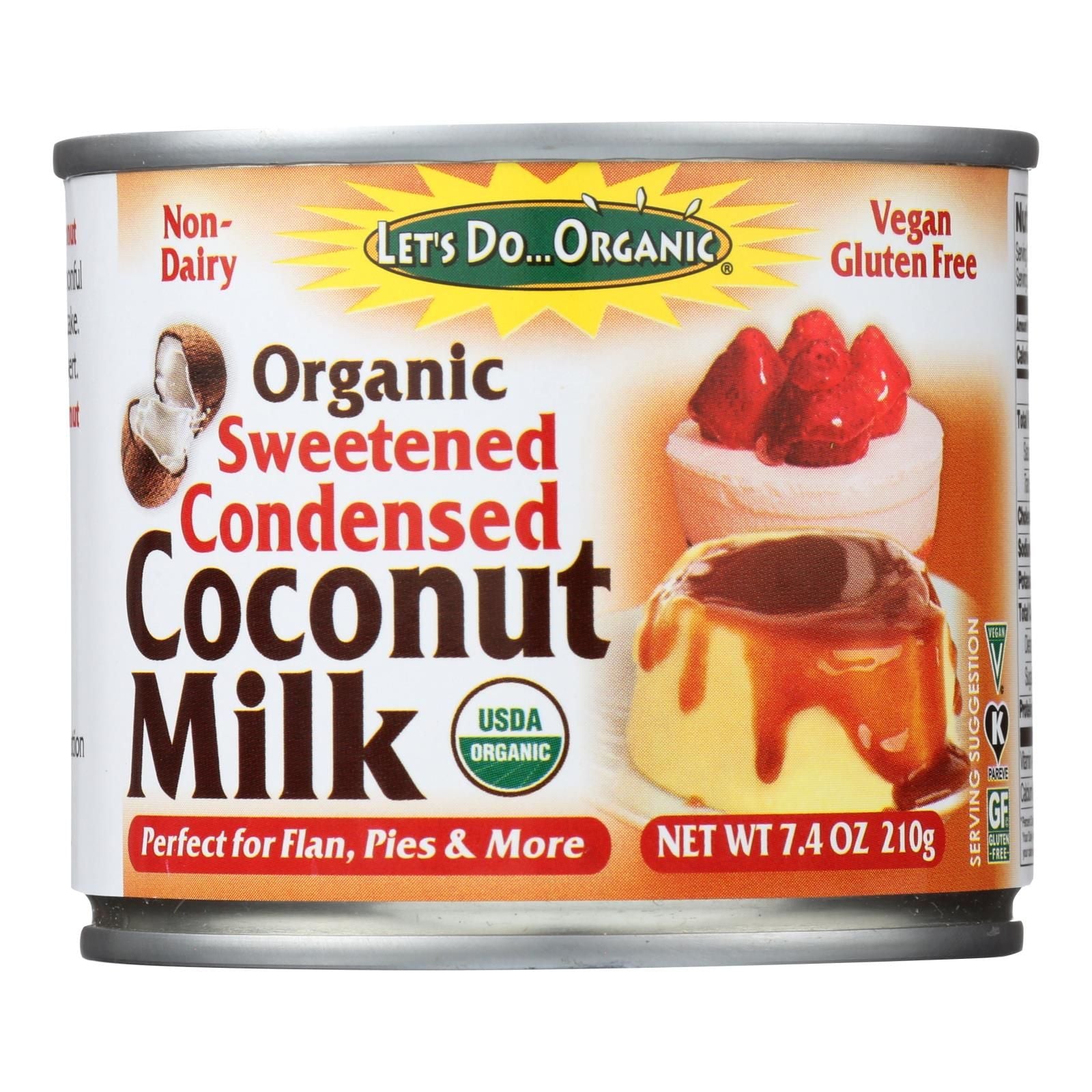 Let's Do Organic Organic Coconut Milk - Sweetened Condensed - Case Of 6 - 7.4 Fl Oz image 1