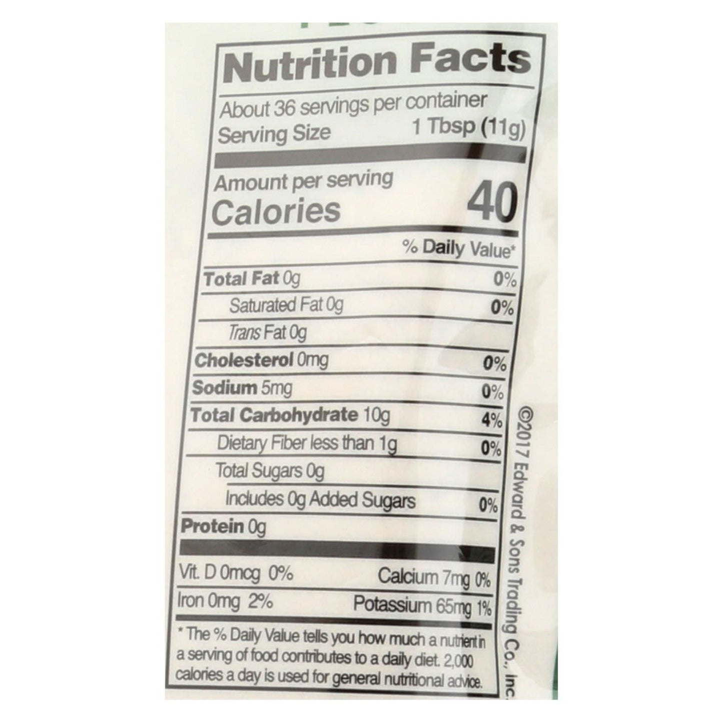 Let's Do Organic Organic Flour - Green Banana - Case Of 6 - 14 Oz image 2