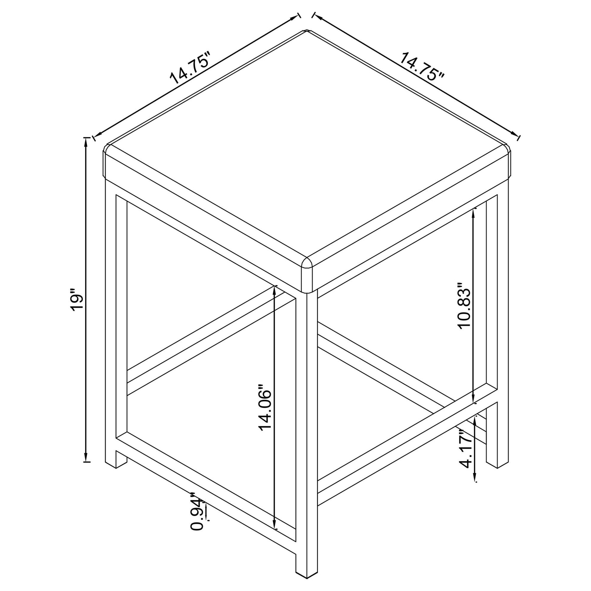 Light Grey Upholstered Square Vanity Stool image 5