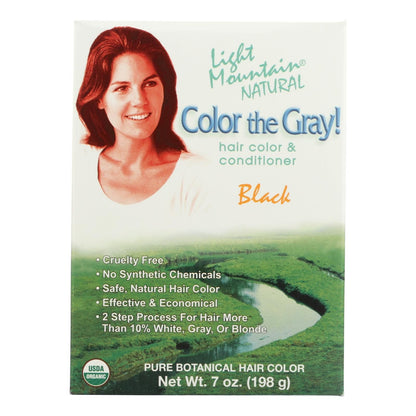 Light Mountain - Clr Gry Conditioner Black - 7 Oz image 1