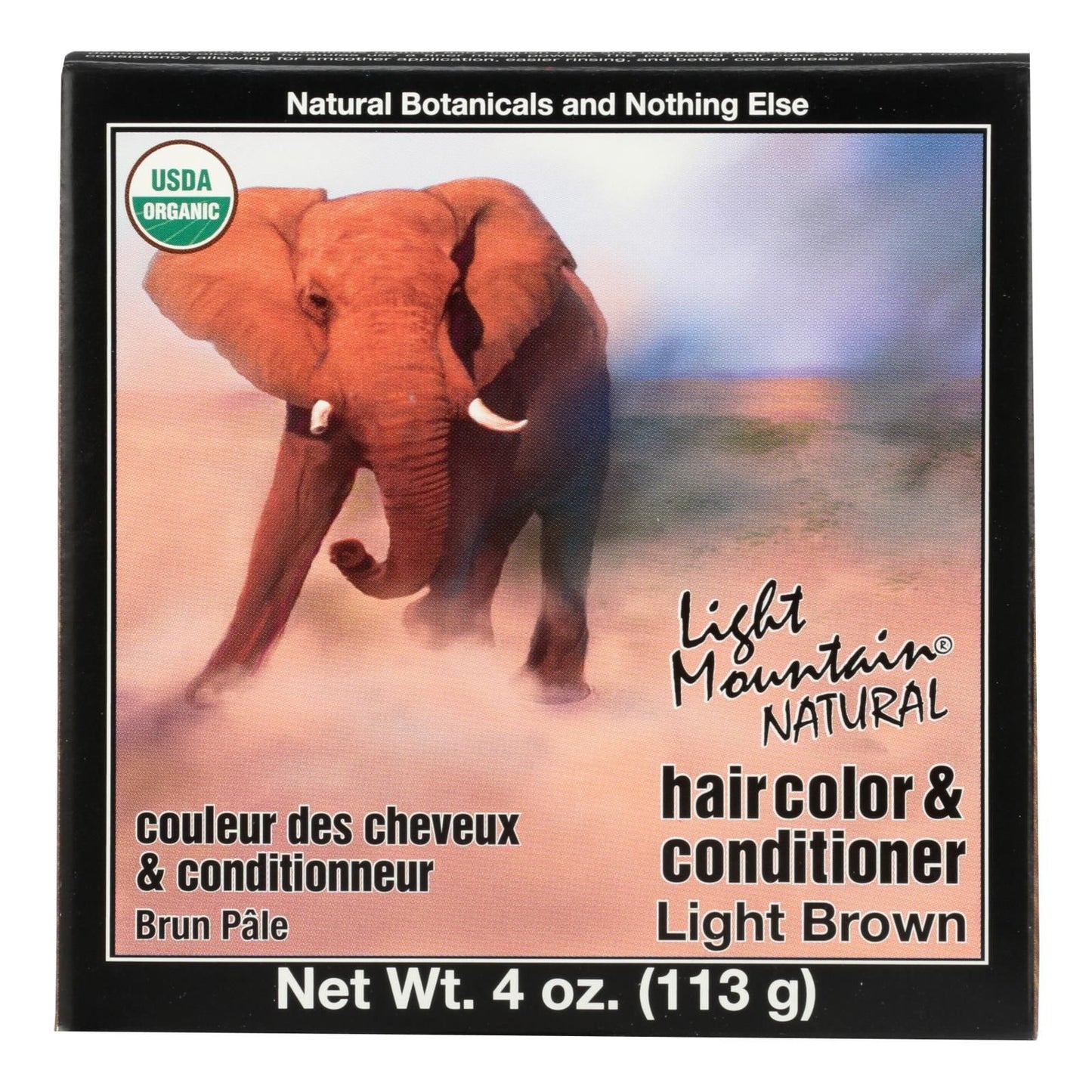 Light Mountain Hair Color/conditioner - Organic - Light Brown - 4 Oz image 1