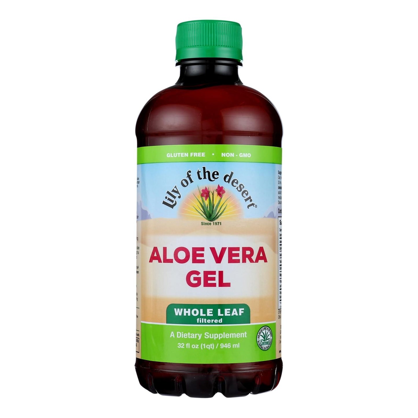 Lily Of The Desert - Aloe Vera Gel Whole Leaf - 1 Each -32 Fz image 1