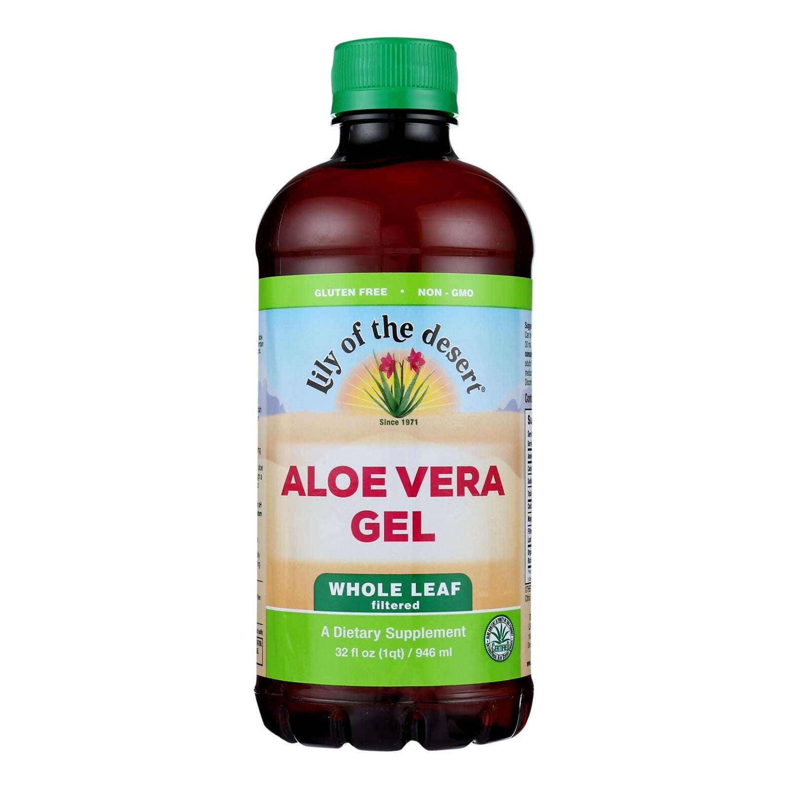 Lily Of The Desert - Aloe Vera Gel Whole Leaf - 1 Each -32 Fz image 1