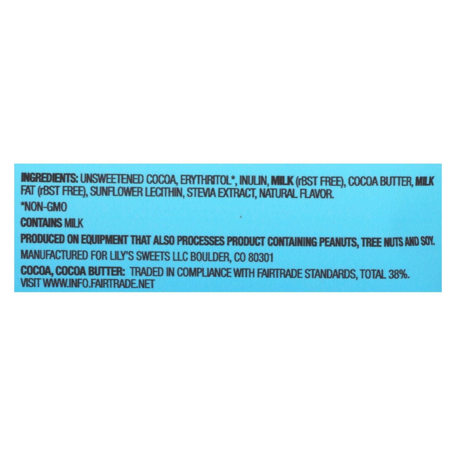 Lily's Sweets - Baking Chips Milk Choclat - Case Of 12 - 9 Oz image 4