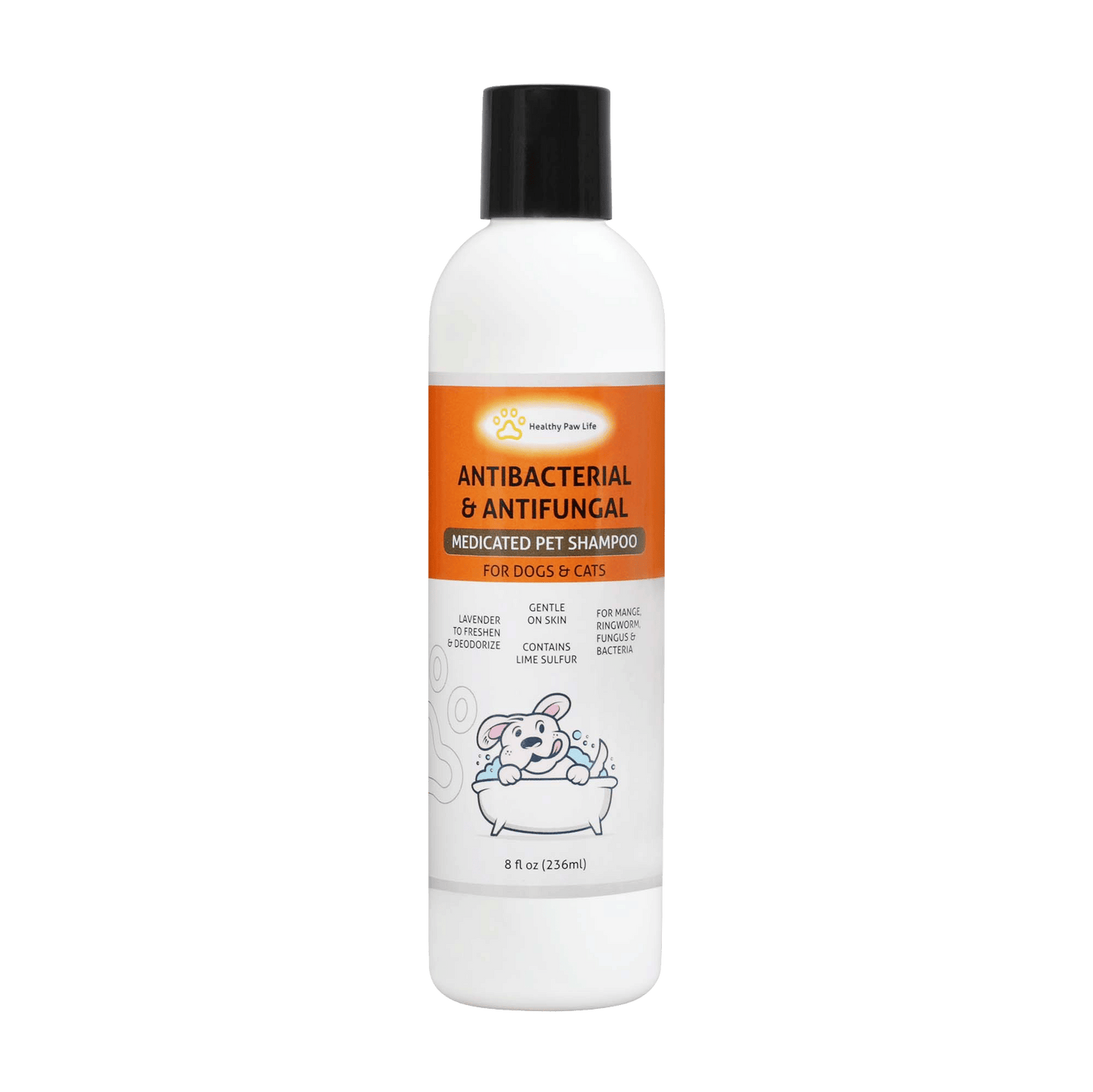 Lime Sulfur Pet Shampoo - Pet Care and Veterinary Solution for Itchy and Dry Skin - Safe for Dog;  Cat;  Puppy;  Kitten; image 1
